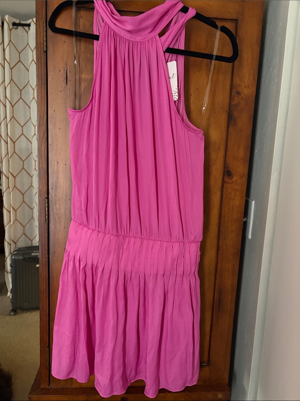 Pink Halter Mini Dress - Brand